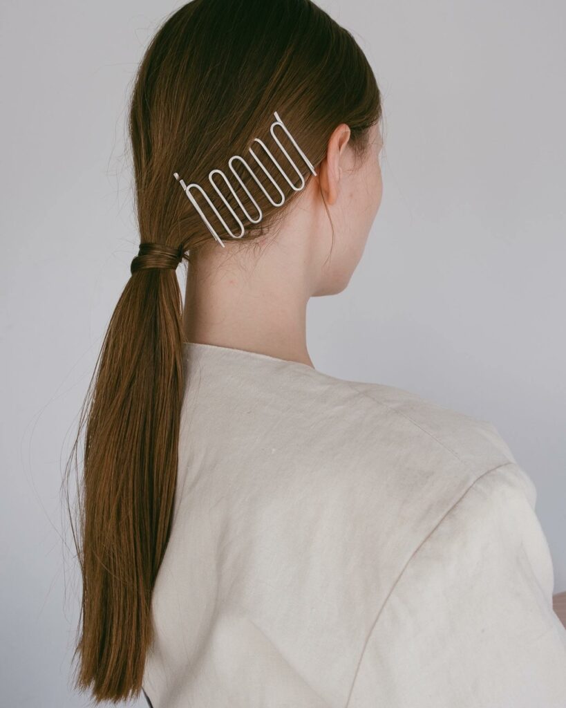 The Artful Ponytail with Bobby Pins