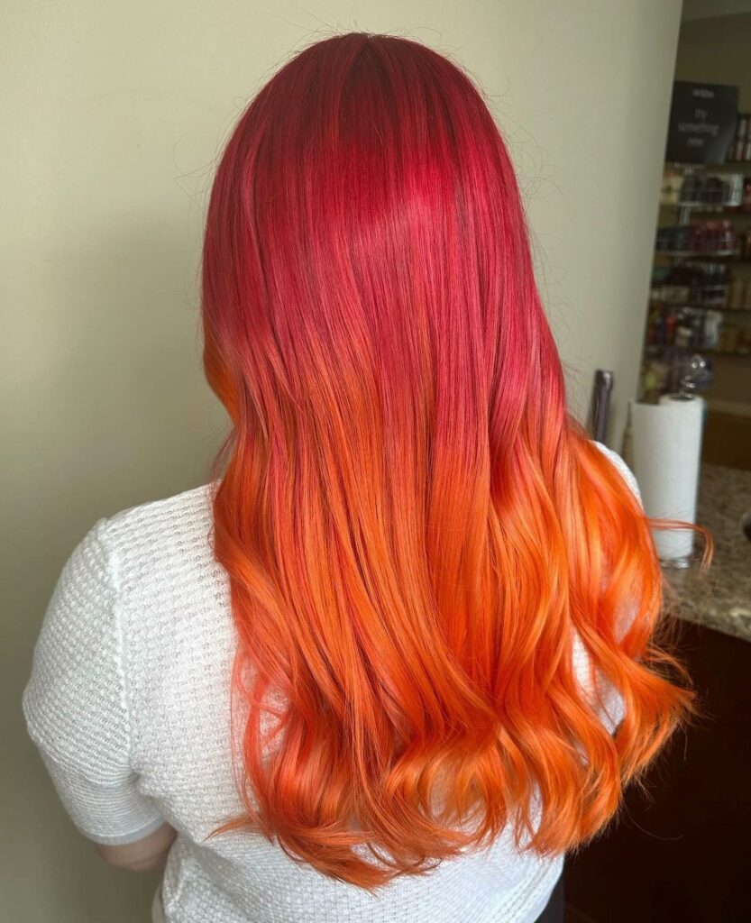 Pink and Orange