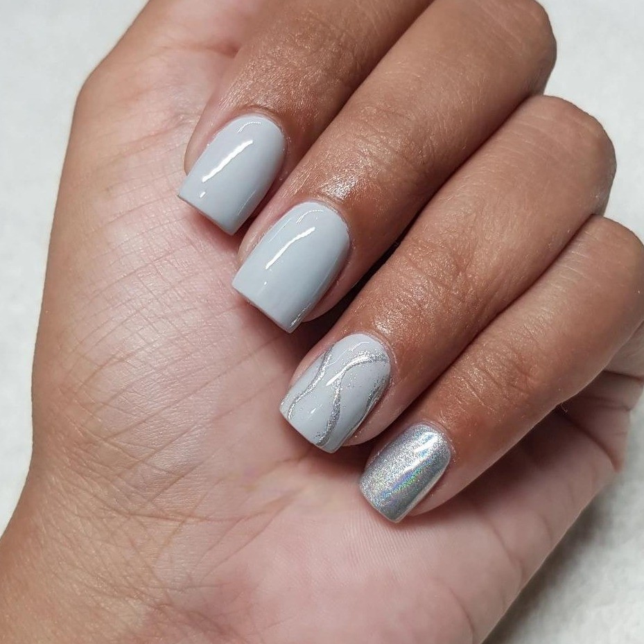 Light Grey and Silver