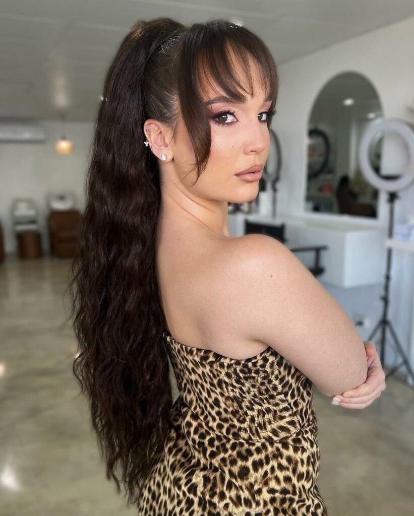 Ponytail Plus Bangs 