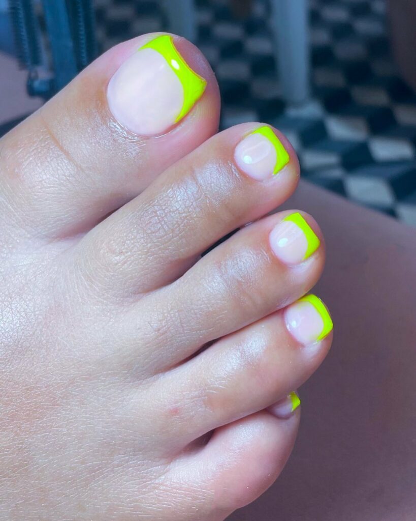 Neon French Tips