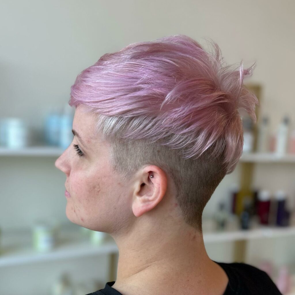 Shave Pastel Pink Undercut