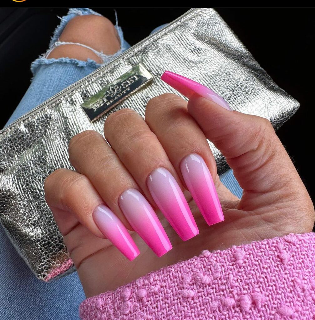 Pink And Pearl Ombre