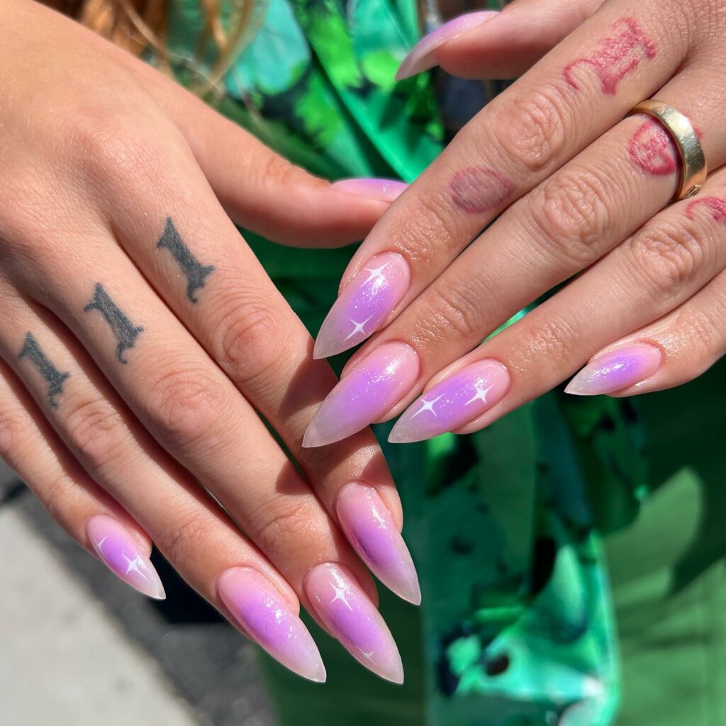 Blush Lilac Nails