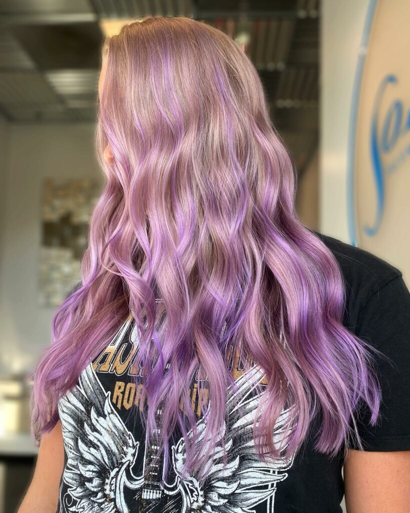 Cool-Blonde and Lavender