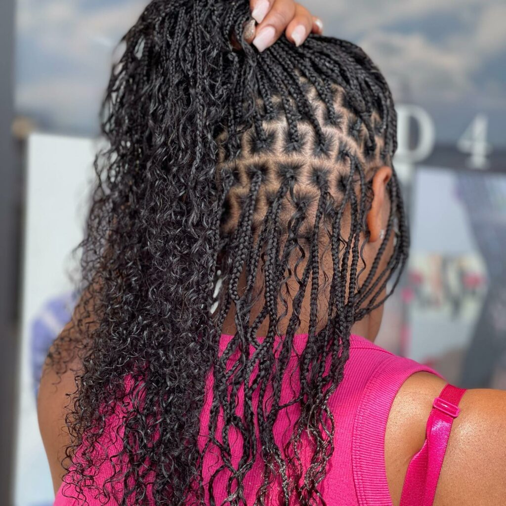 Boho Micro Box Braids