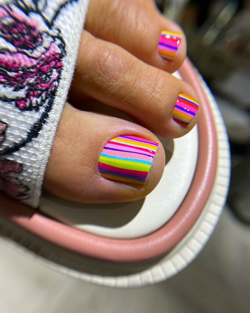 Rainbow stripes