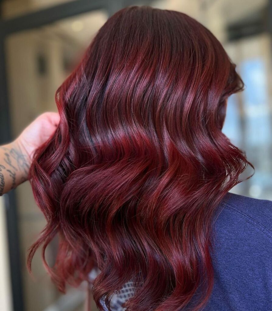 Ruby Dark Red Hair Color