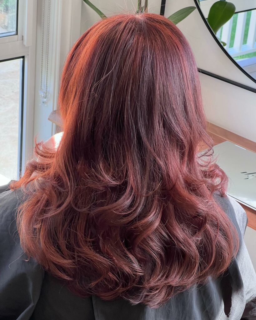 Two-Toned Red Hairstyle