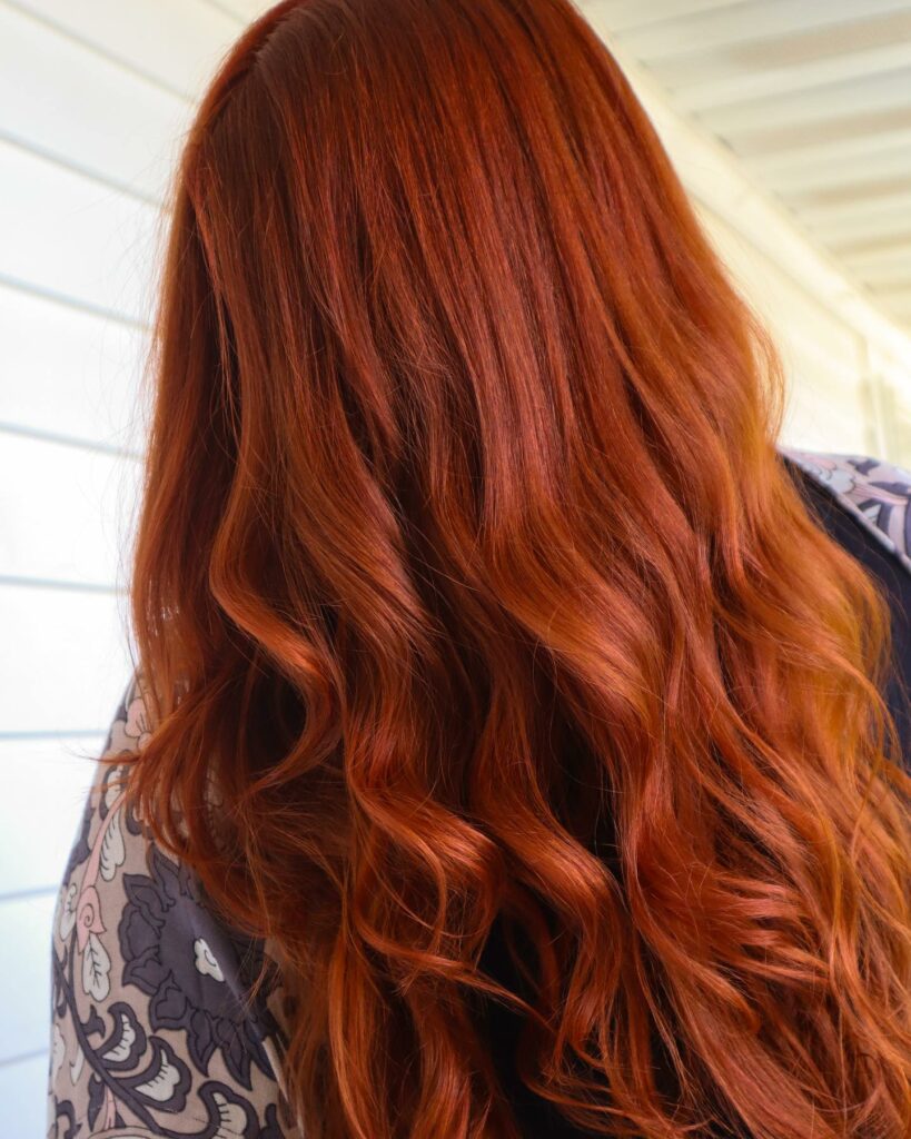 Fiery Copper Hair Colors