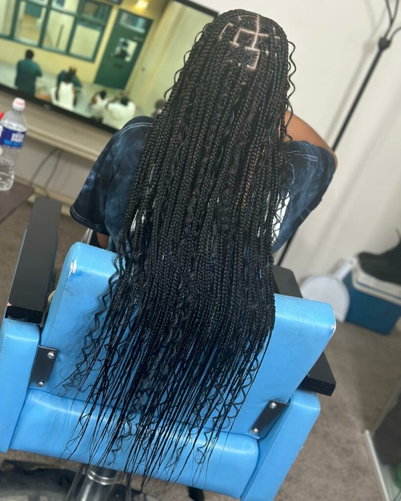  Straight Micro Box Braids