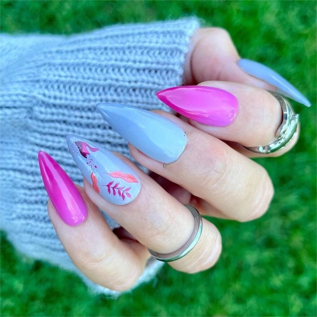 Stiletto Baby Blues And Pinks