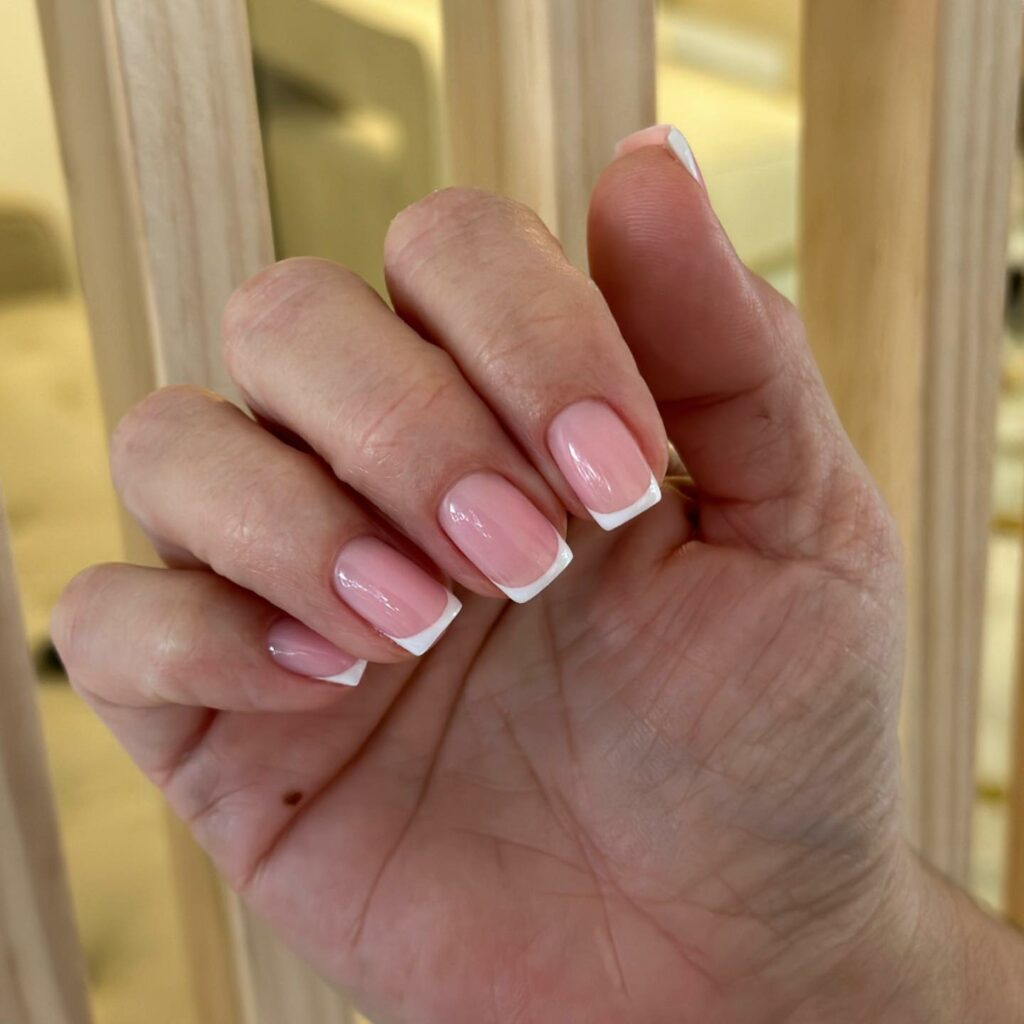 Classic Short French Tips
