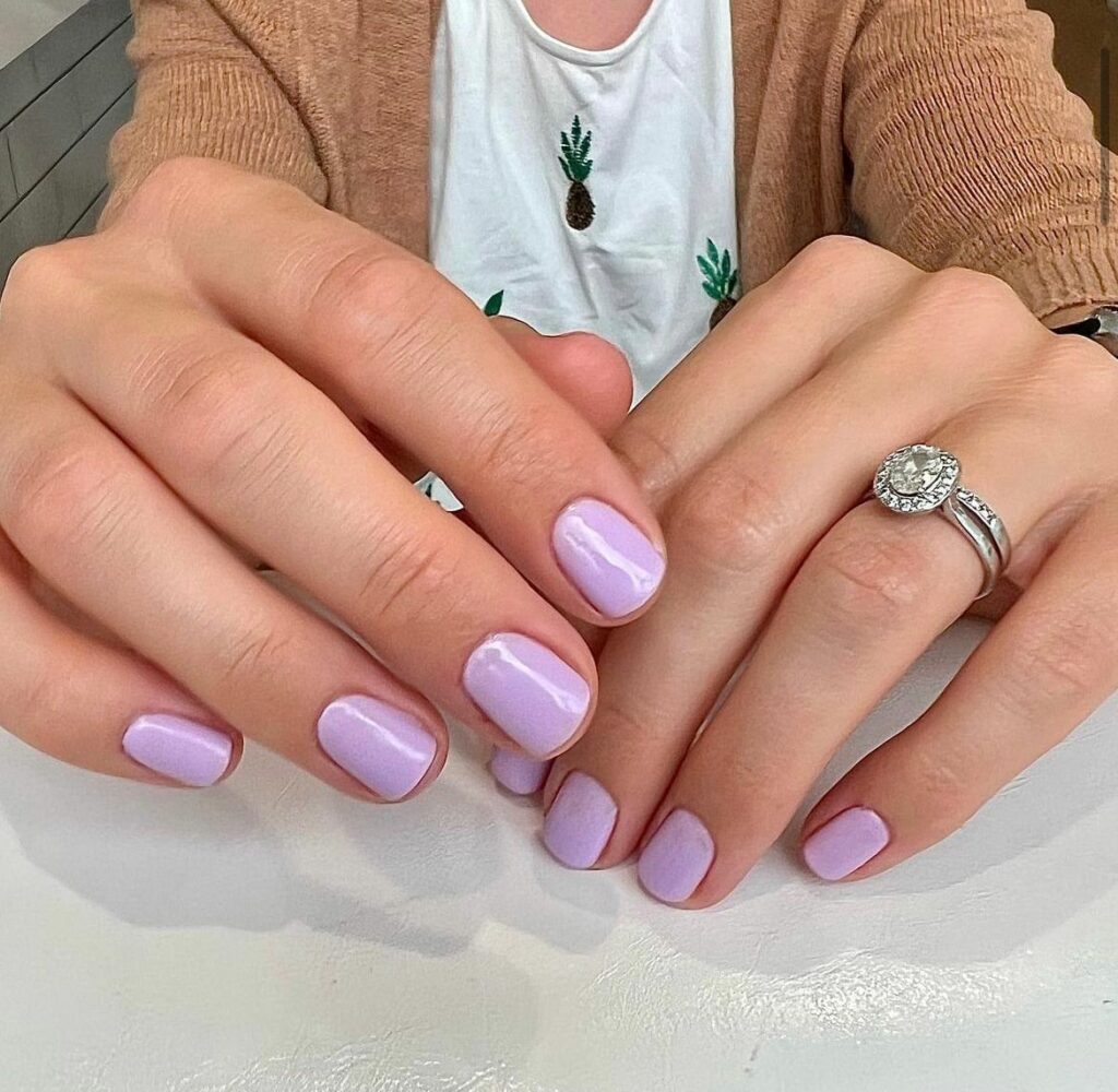 Cupcake Light Purple nails