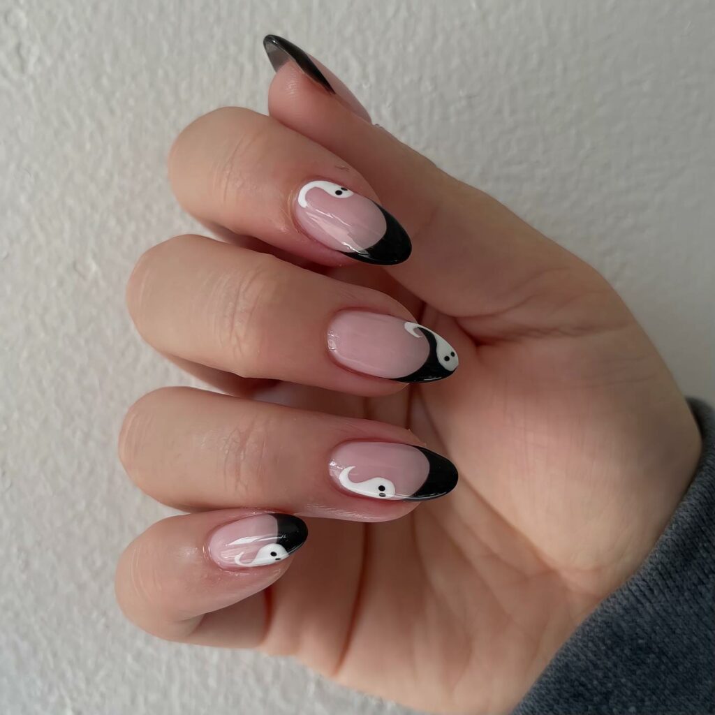 French Ghost Nail