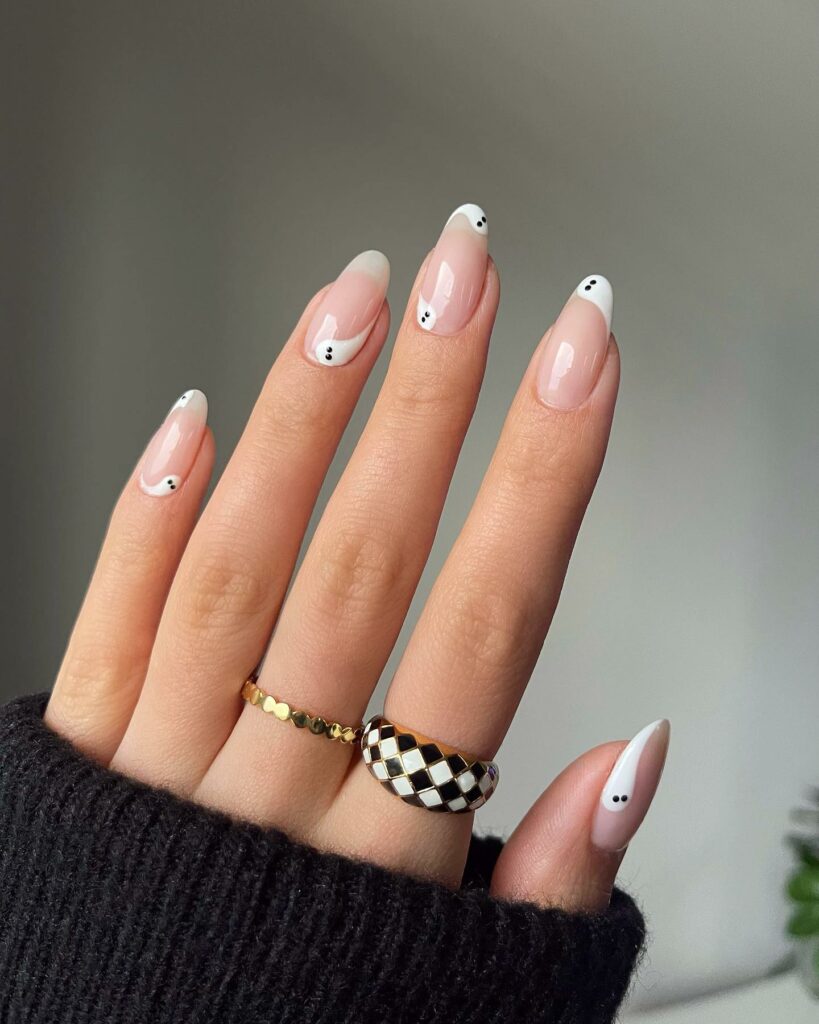 French Ghost Nails