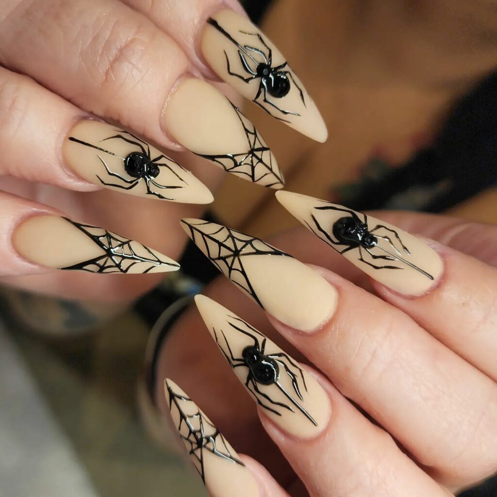 Monochrome Magic nails