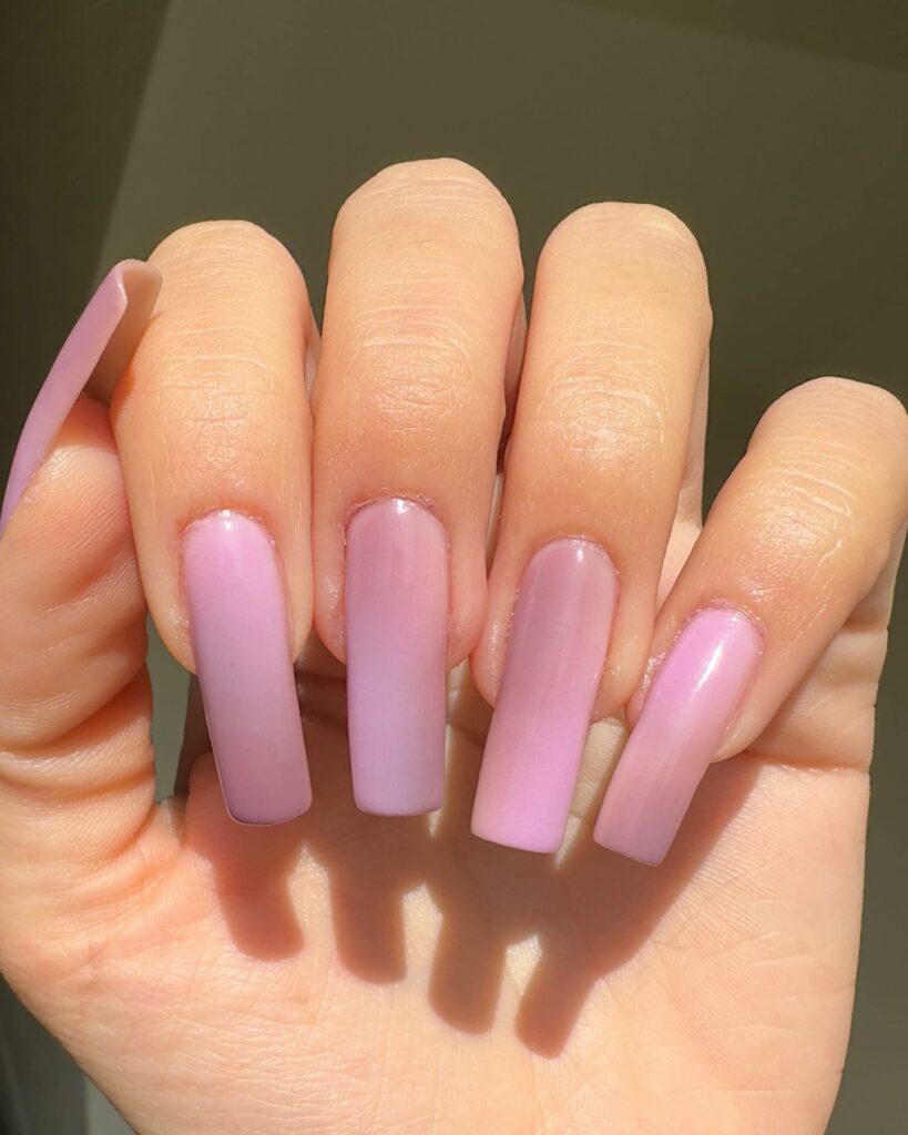 Ornate Plum nails