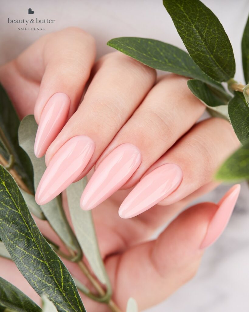 Peachy Hues in Nude Pink Nails