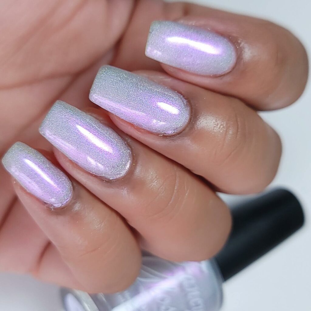 Purple and Silver Shimmer