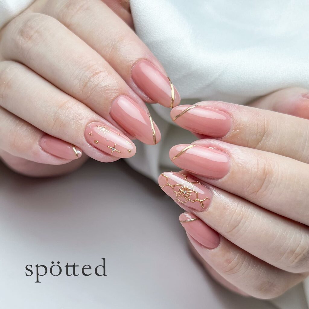 Speckled Rose Gold