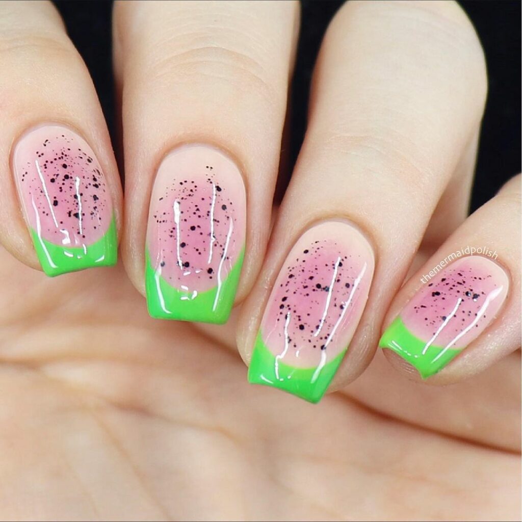 Sugar Blush Watermelon Nails Delight
