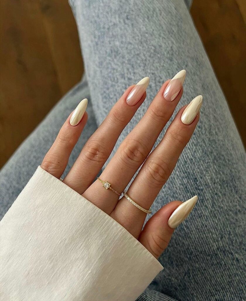 Vanilla Chrome nails