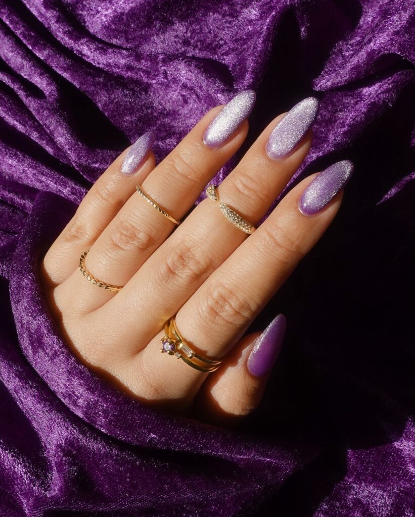 Velvet Purple nails