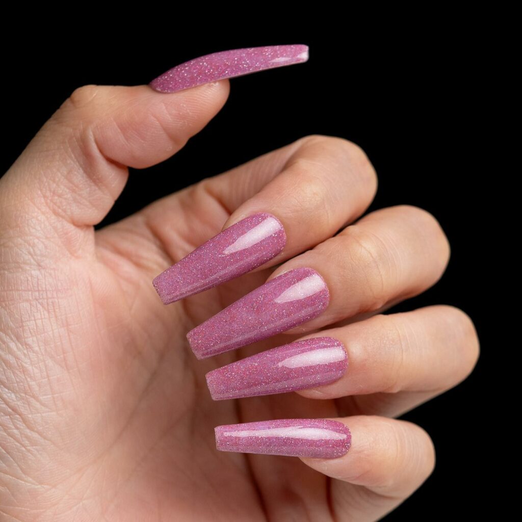 Versatile nude pink nails