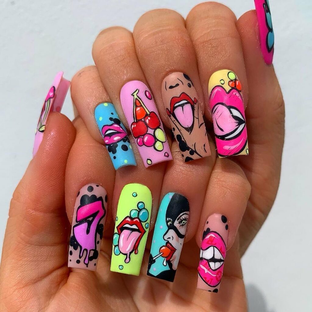 Trending Stories in Cartoon Nail Artistry
