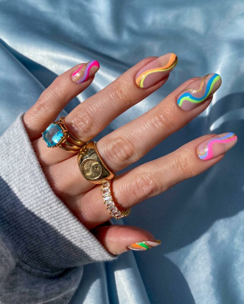 colorful Nails