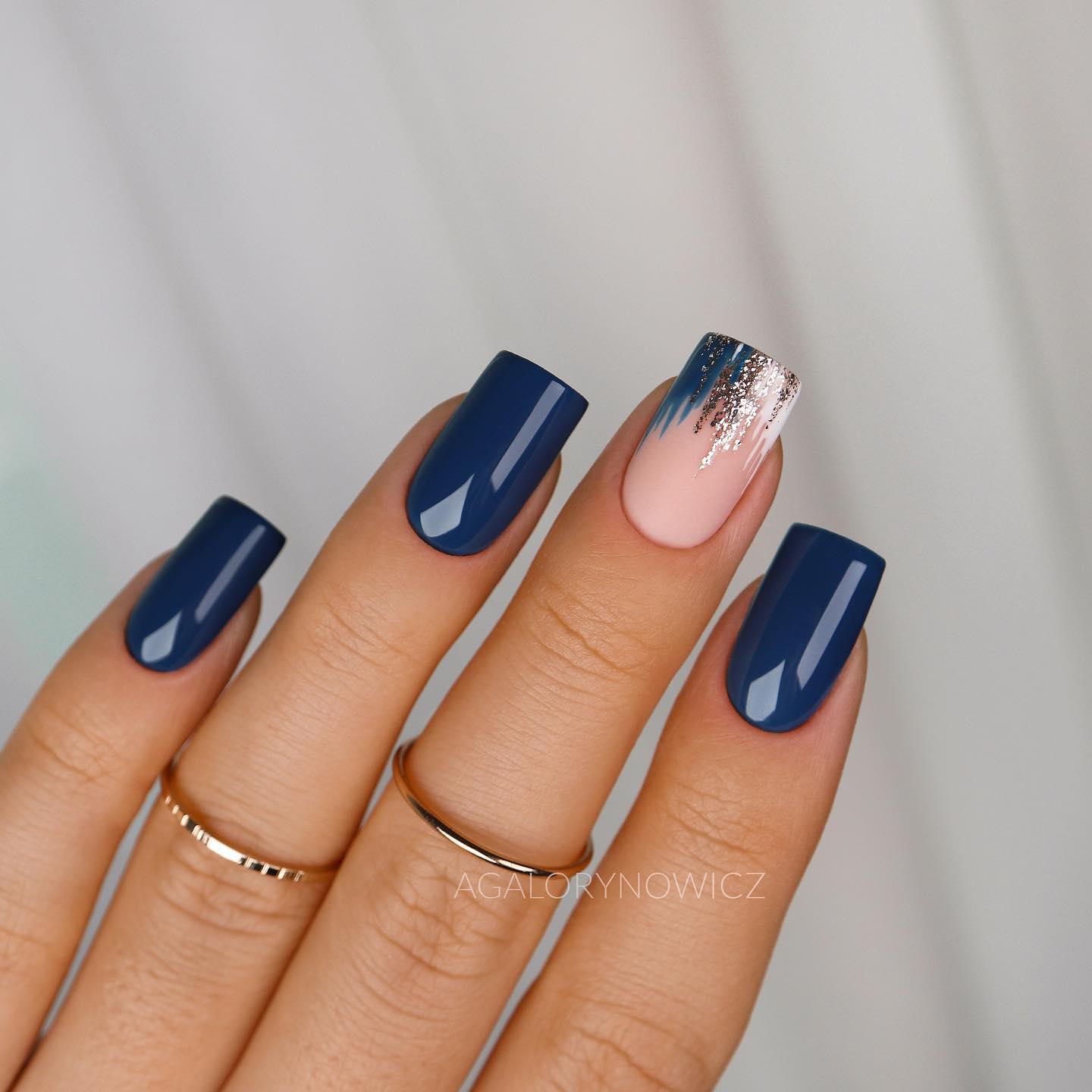 Blue deals nail ideas