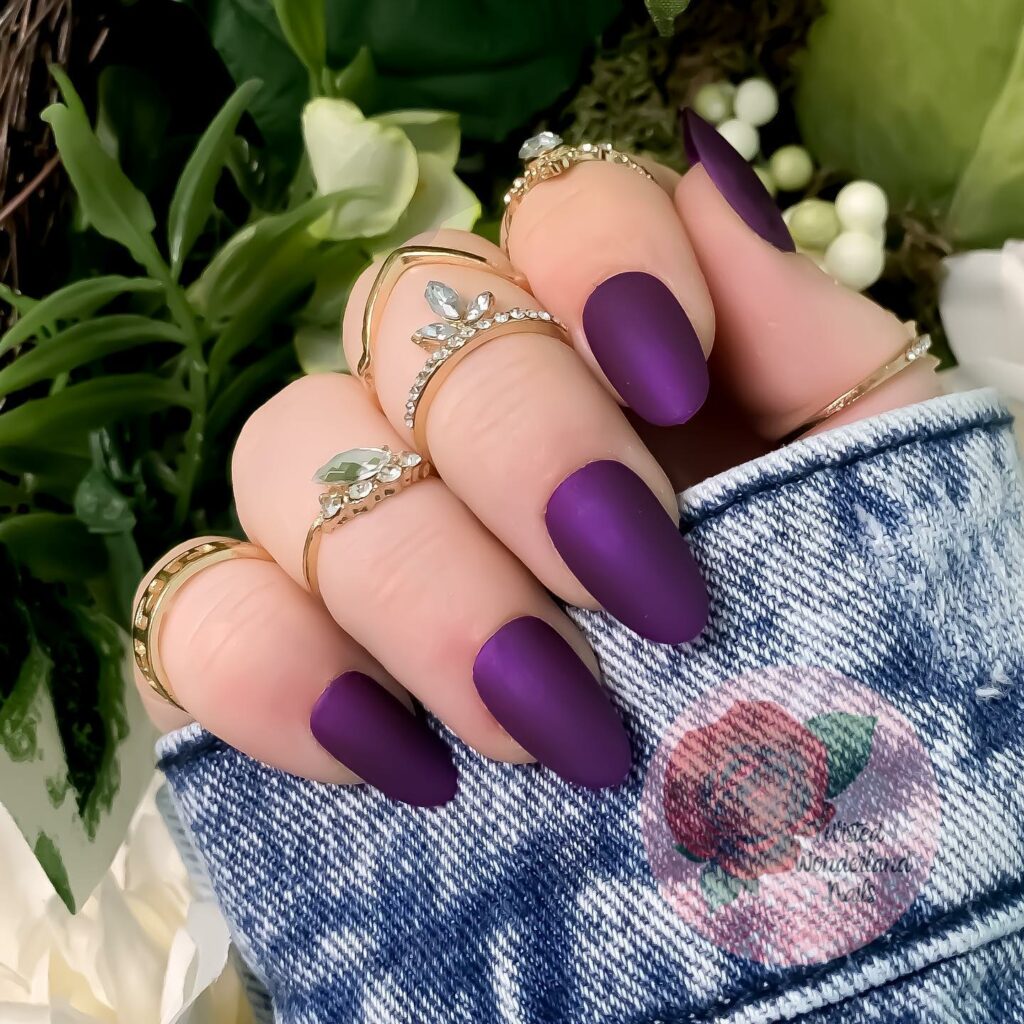 The Matte Purple Statement