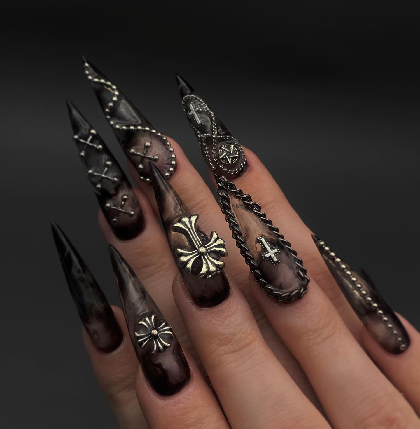 25 Latest Gothic Nail Ideas To Try In 2024!