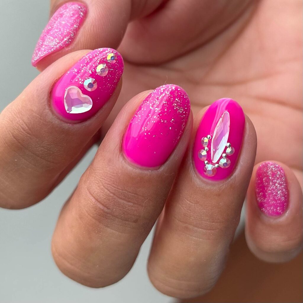 Heart Diamond Accents