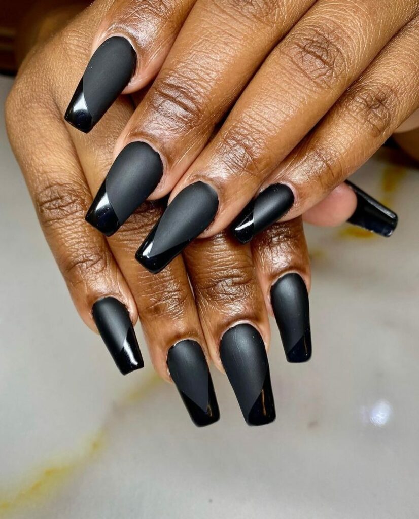 Matte French Tips