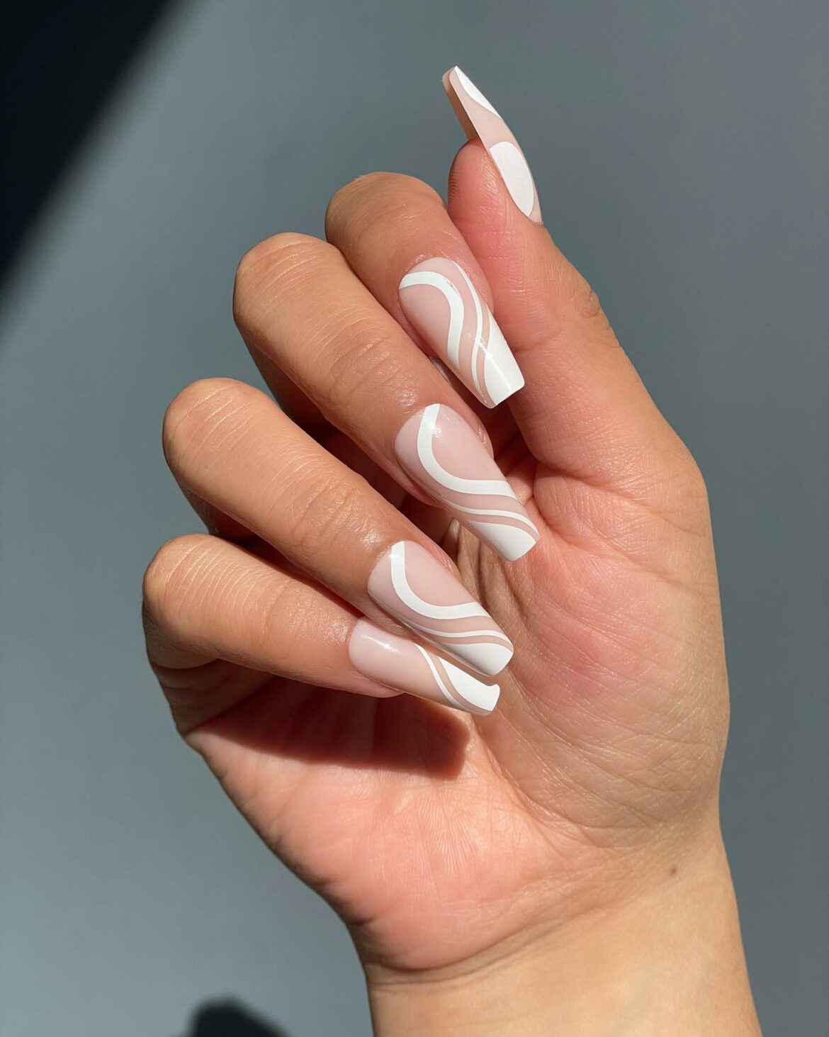 28 Latest Nude And White Nail Designs To Try in 2024!