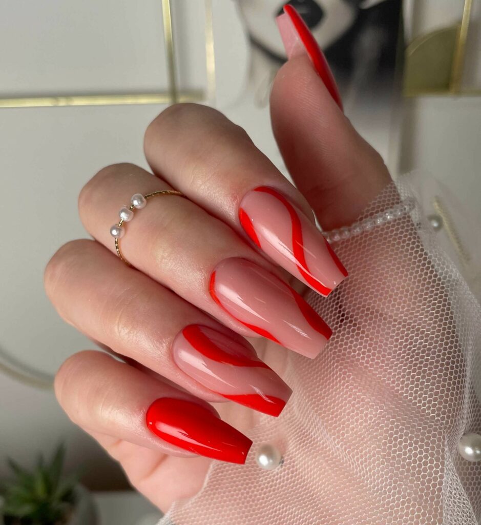 Negative Red Coffin Nail 