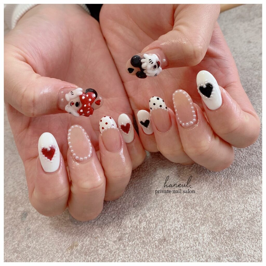 Innovative 3D Mickey Mouse Nails