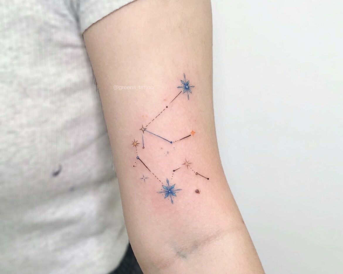 Aquarius Constellation Tattoos