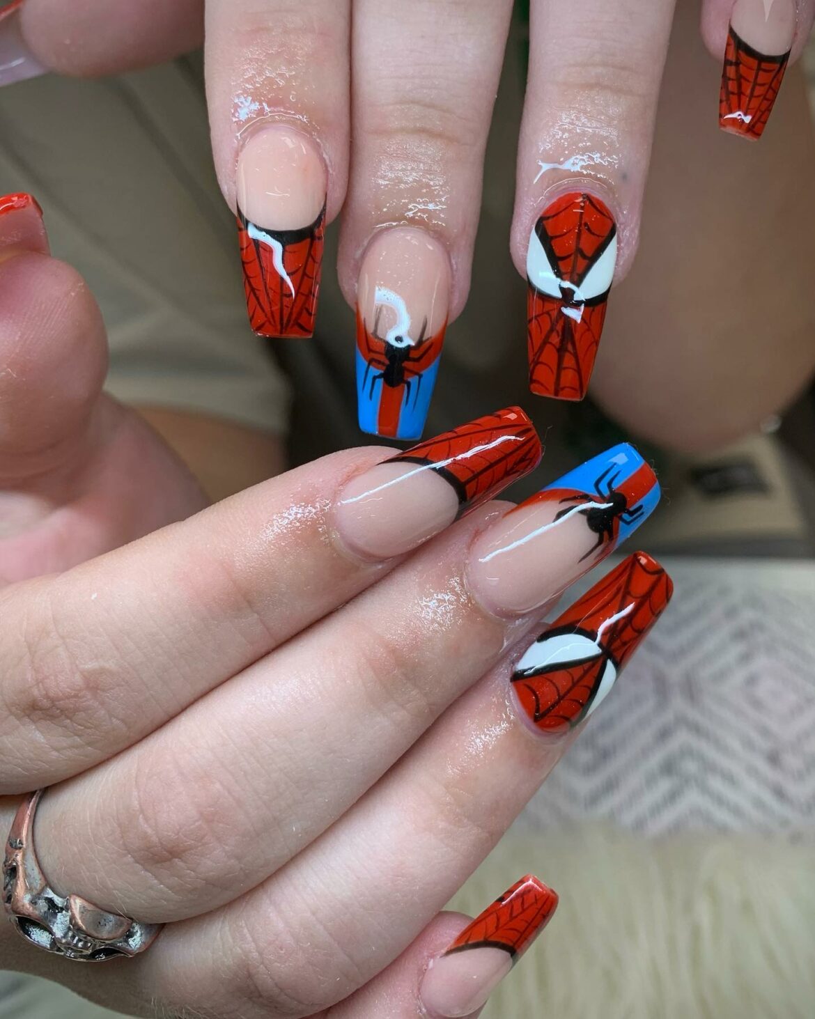 35 Amazing Spiderman Nail Designs To Try In 2024!