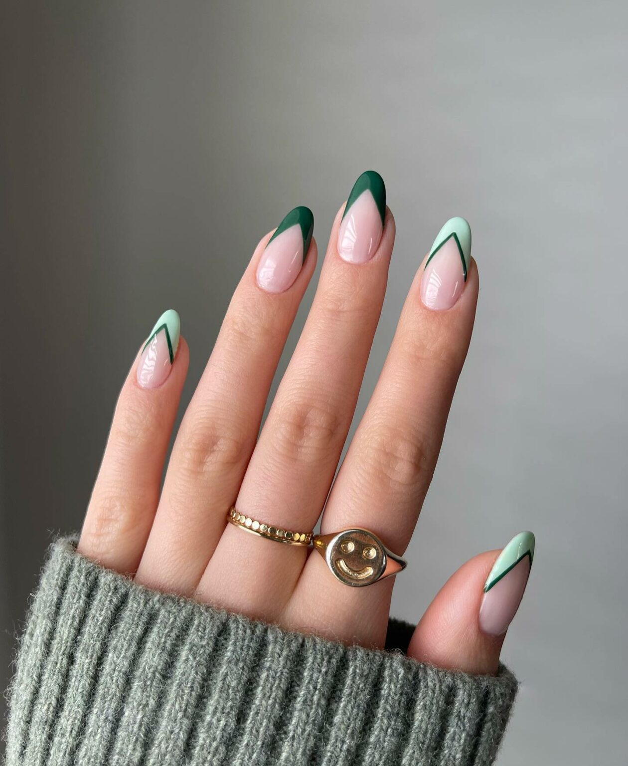 Try 30 Green French Tip Nail Designs of 2024