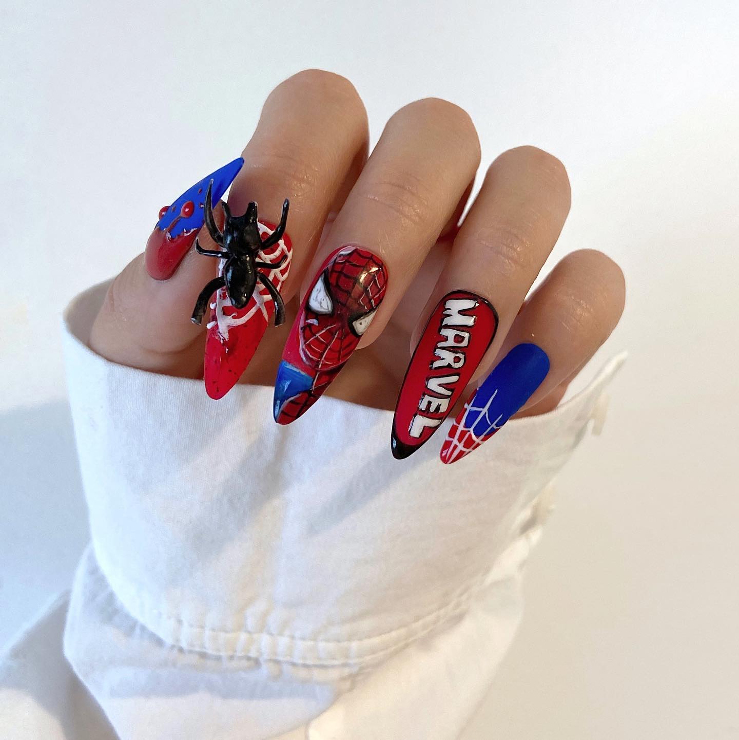 35 Amazing Spiderman Nail Designs To Try In 2024!