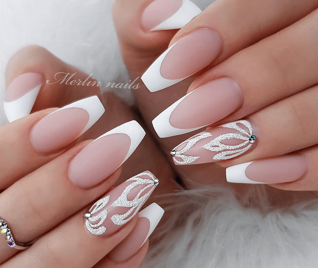 30 Hottest French Manicure Designs 2024 - Trendy French Manicure Ideas -  Her Style Code