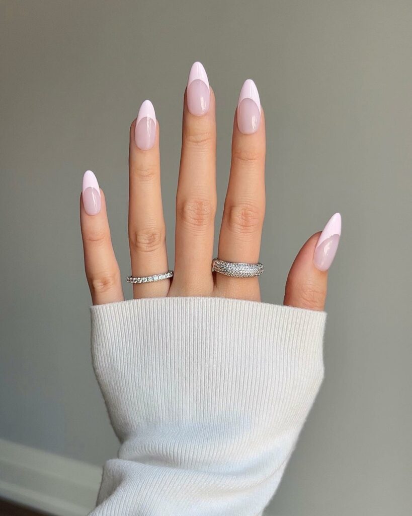 Subtle Hues on Baby Pink Nails