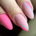 Latest Pink and Blue Nail Designs