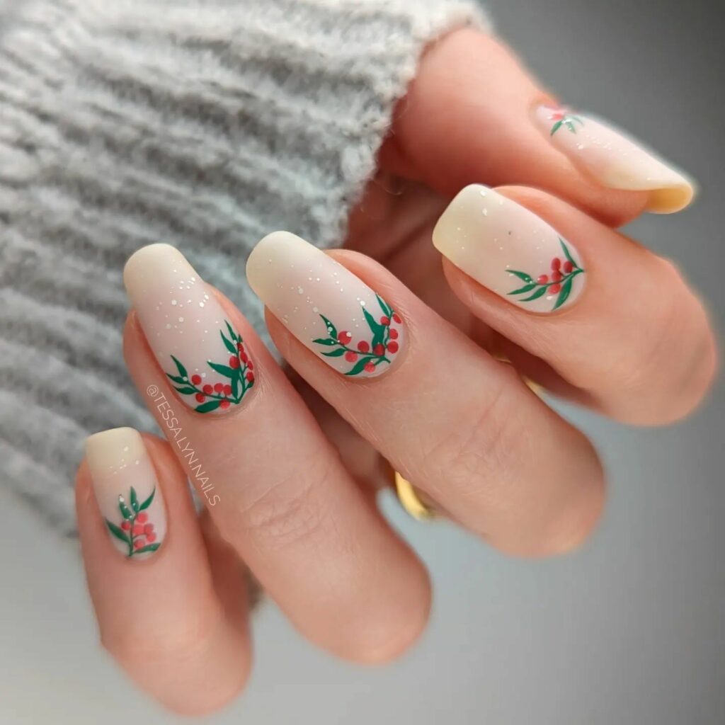 Fingertip Masterpiece: Whimsical Abstract Nail Design with a Touch of Elegance