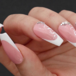 Square French Nail Designs